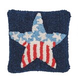 Mudpie Star Hook Wool Pillow