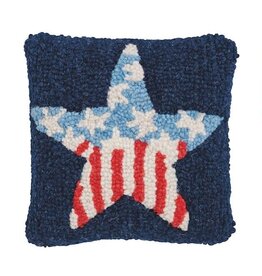 Mudpie Star Hook Wool Pillow