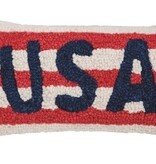 Mudpie Usa Hook Wool Pillow