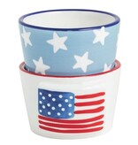 Mudpie Flag Americana Ramekin
