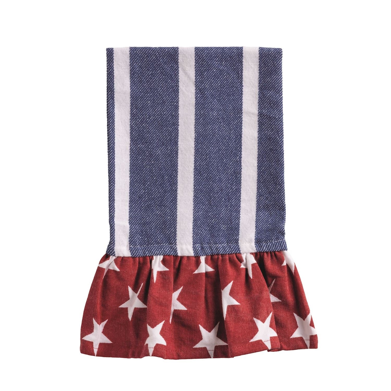 Mudpie Blue Stripe Americana Towel
