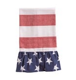 Mudpie Red Stripe Americana Towel
