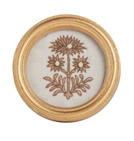 Mudpie Circle Framed Flower