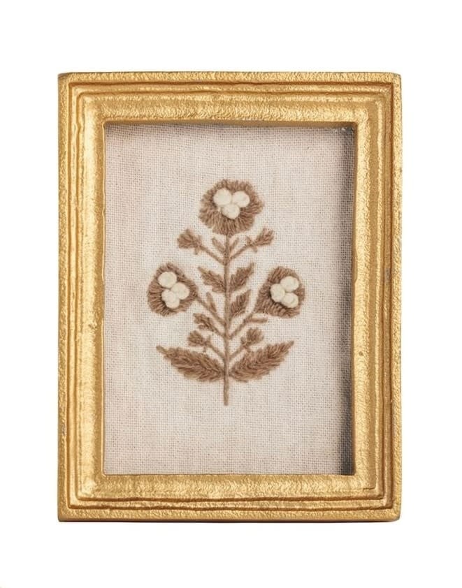 Mudpie Rectangle Framed Flower