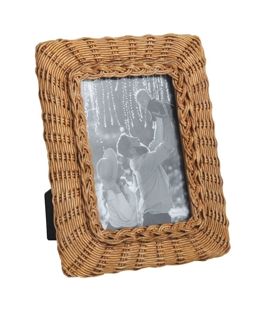 Mudpie Large Resin Woven Frame