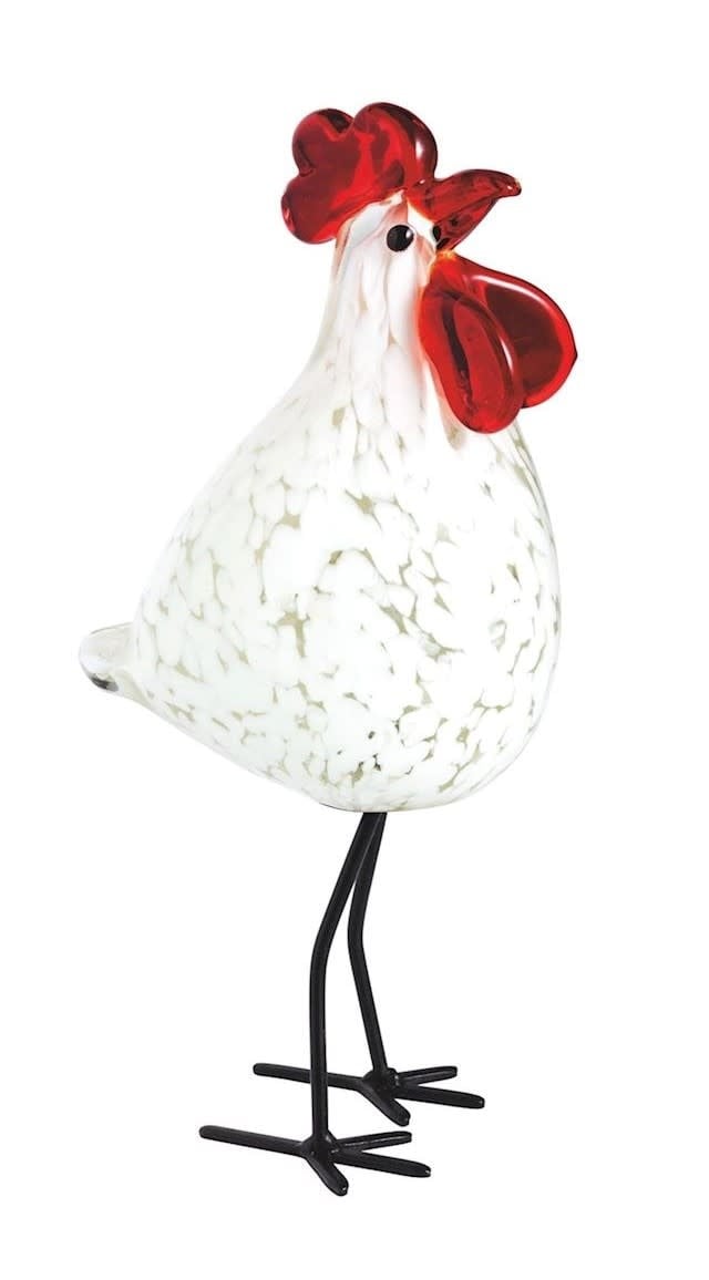 Mudpie Tall Glass Chicken