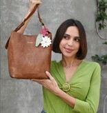 Liz Soto Liza Brown  Bucket Handbag (2 in 1)