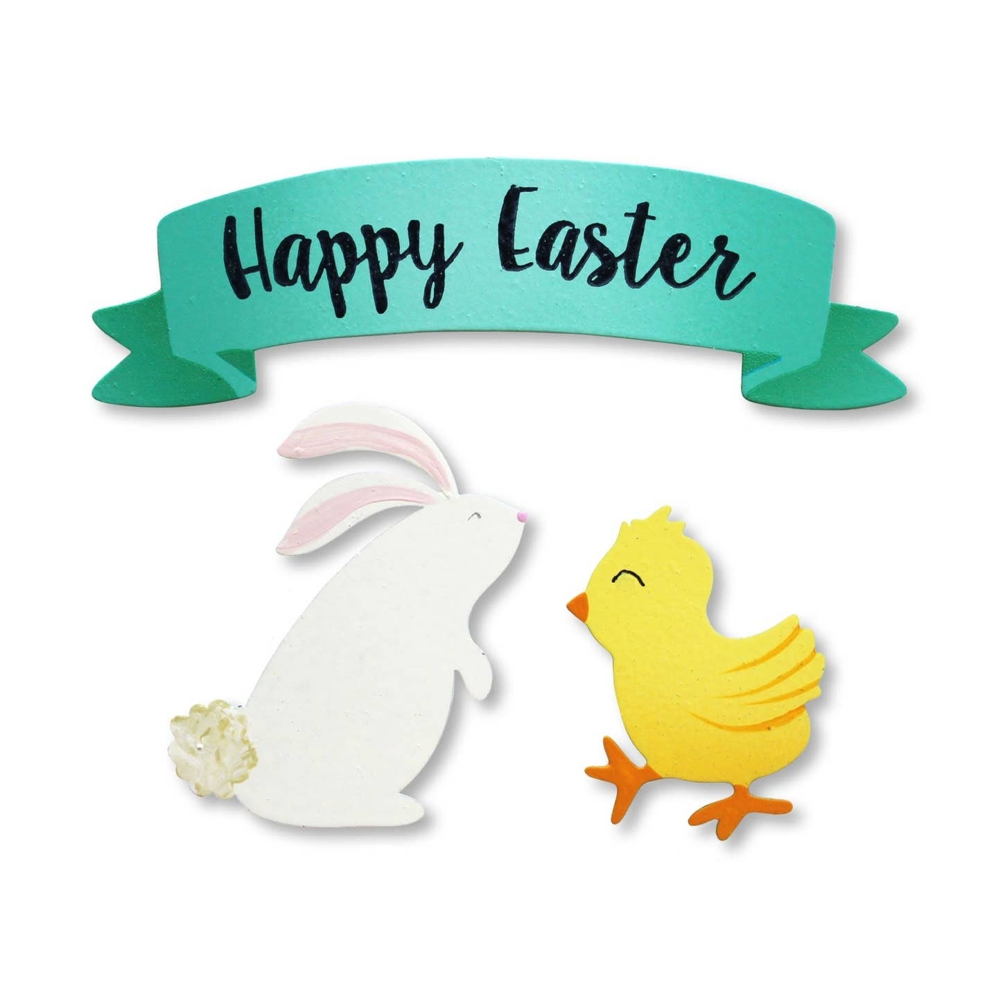 Roeda Studio "Happy Easter" Banner Magnets S/3 (* Banner measures 1.3”h x 4.25”w )
