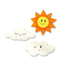Roeda Studio Sun & Cloud Magnets S/3