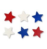 Roeda Studio Patriotic Star Magnets S/6