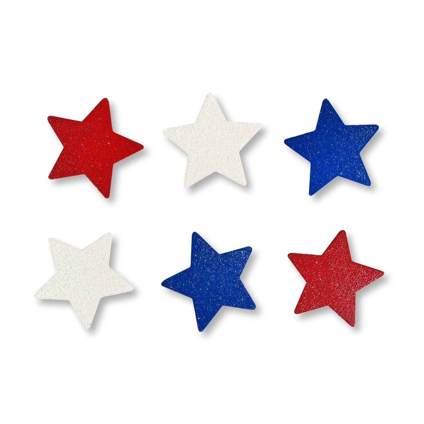 Roeda Studio Patriotic Star Magnets S/6