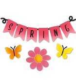 Roeda Studio "Spring" Wreath Kit Magnets S/4