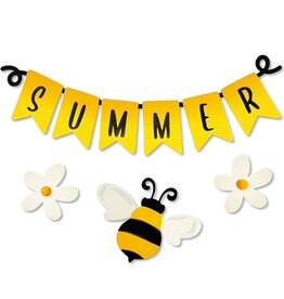 Roeda Studio "Summer" Wreath Kit Magnets S/4