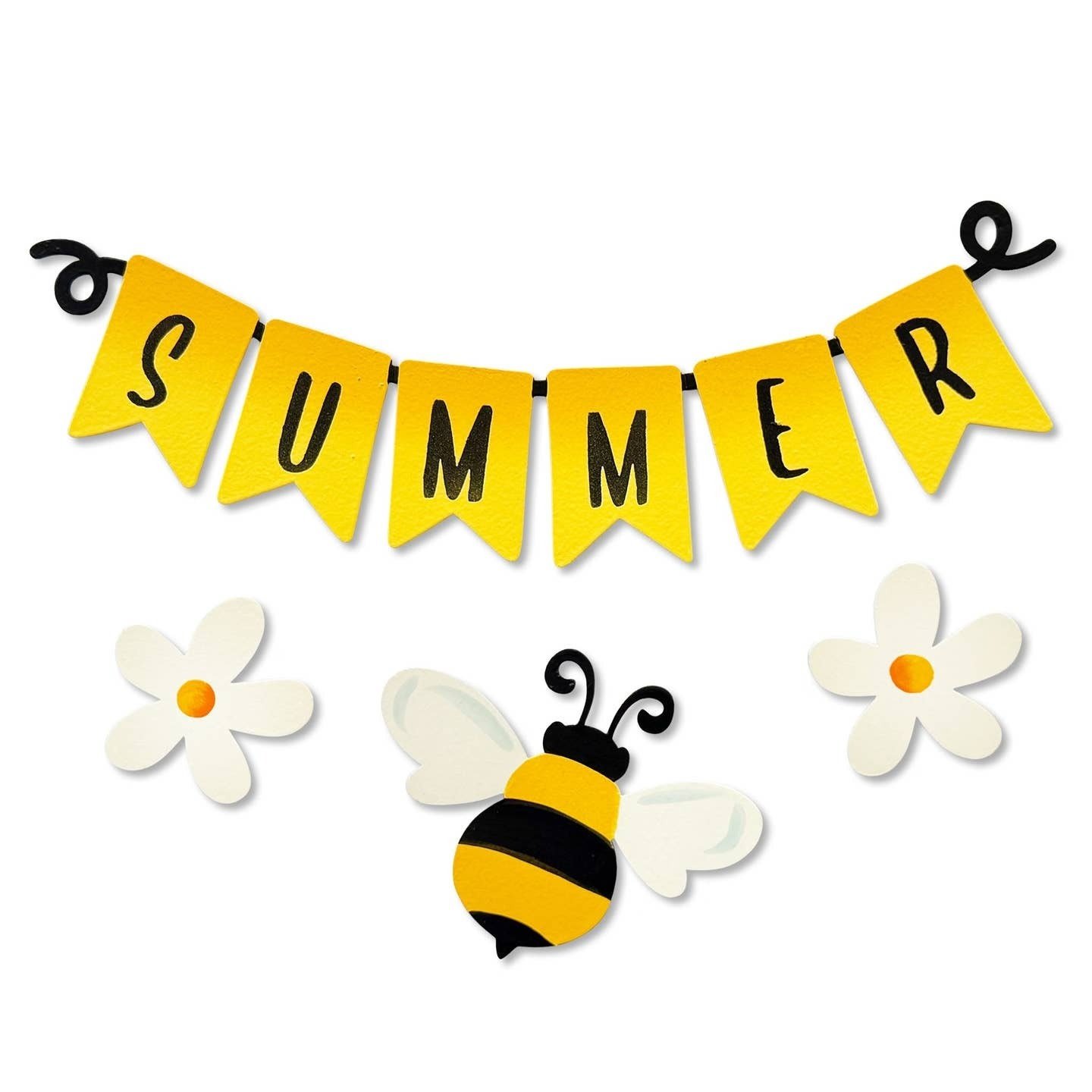 Roeda Studio "Summer" Wreath Kit Magnets S/4