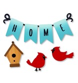 Roeda Studio "Home" Wreath Kit Magnets S/4