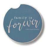 CounterArt and Highland Home Forever Family Stone Car Coaster