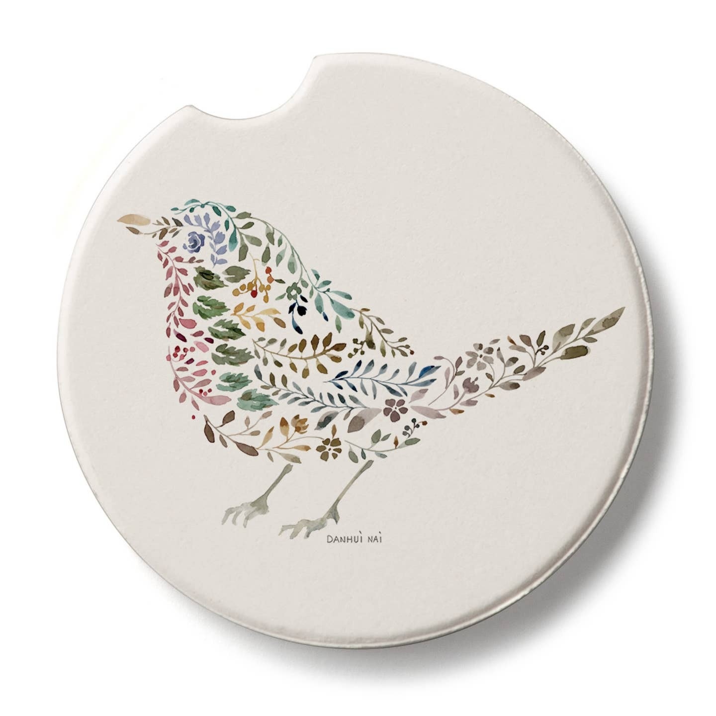 CounterArt and Highland Home From Nature Bird Stone Car Coaster