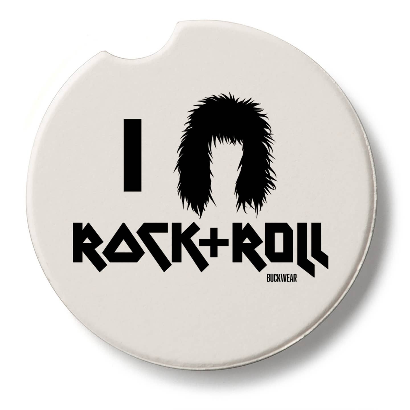 CounterArt and Highland Home Rock & Roll Stone Car Coaster