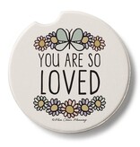 CounterArt and Highland Home So Loved Stone Car Coaster