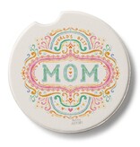 CounterArt and Highland Home Worlds Best Mom Stone Car Coaster