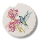 CounterArt and Highland Home Hummingbird Watercolor Stone Car Coaster