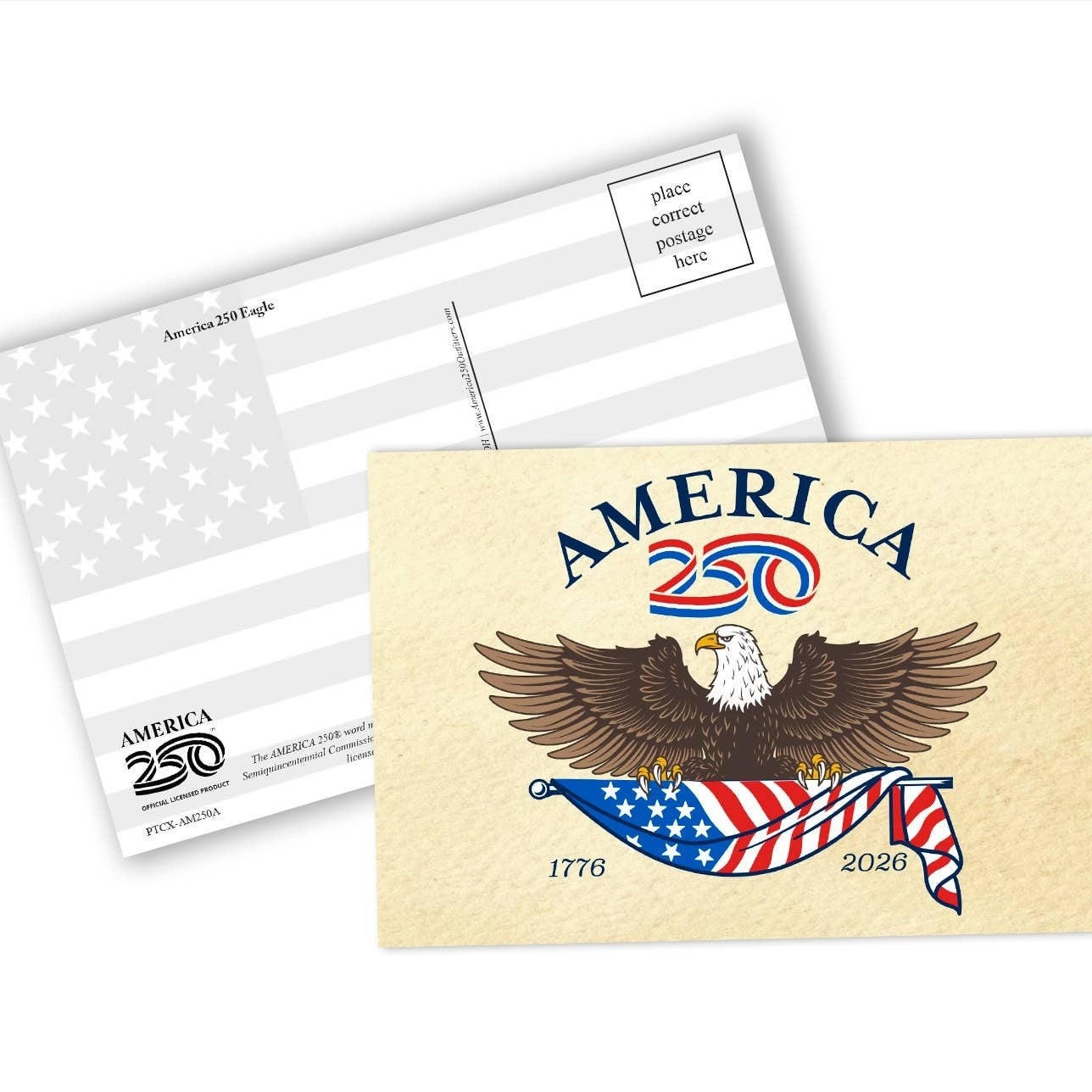 America250 Eagle Postcard