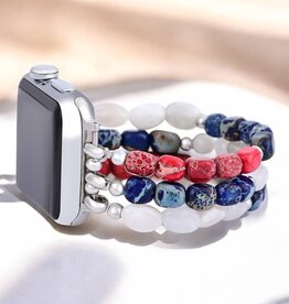 Cape Diablo Independence Flame Stretch Apple Watch Strap July 4th