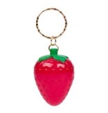 FLEURISH Sweet & Juicy Strawberry Shaped Lip Balm Keychain