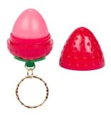 FLEURISH Sweet & Juicy Strawberry Shaped Lip Balm Keychain