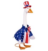 Evergreen Patriotic Suit Porch Goose Outfit