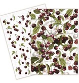 Michel Design Works MDW Dark Cherry Kitchen Towel Set of 2