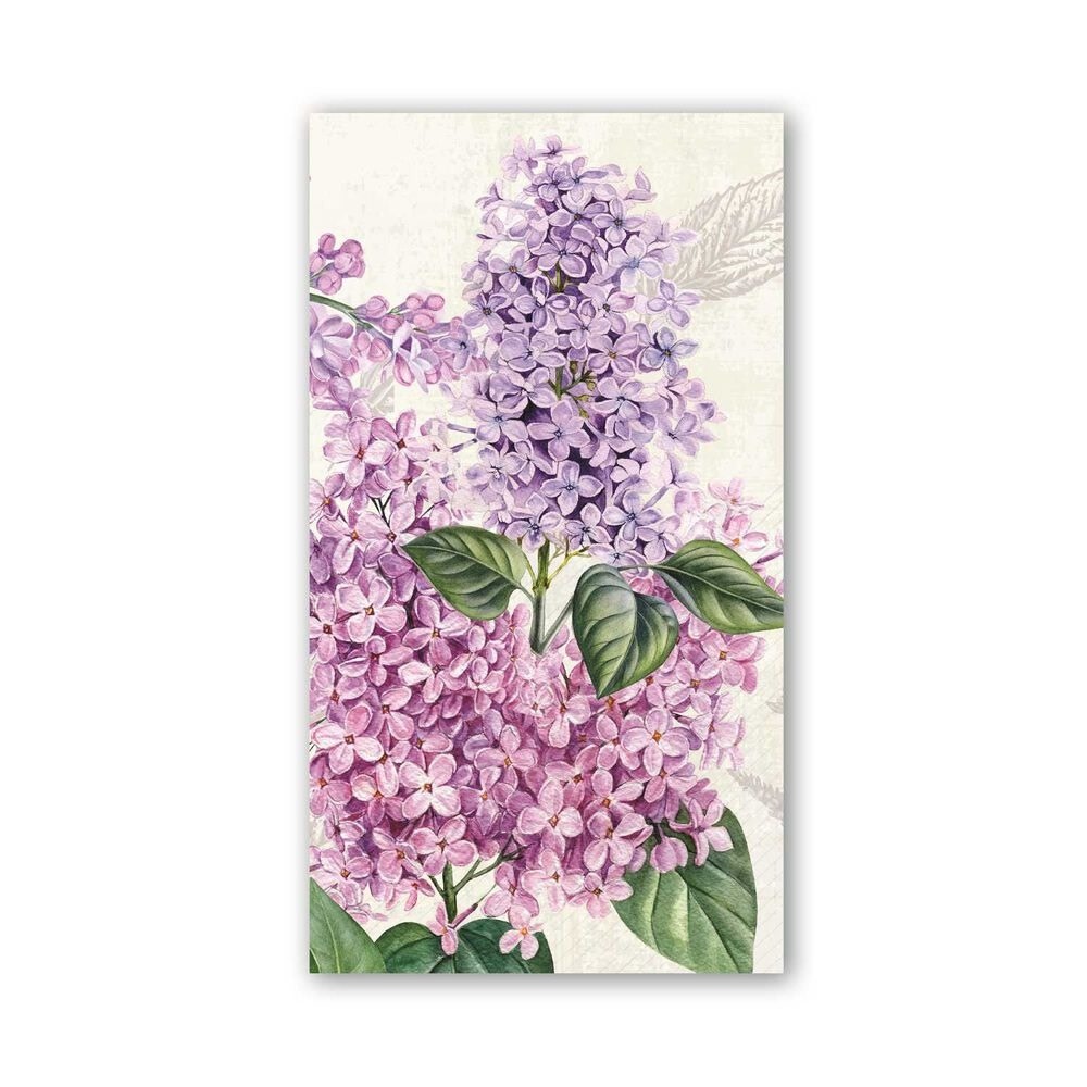 Michel Design Works MDW French Lilacs Hostess Napkin