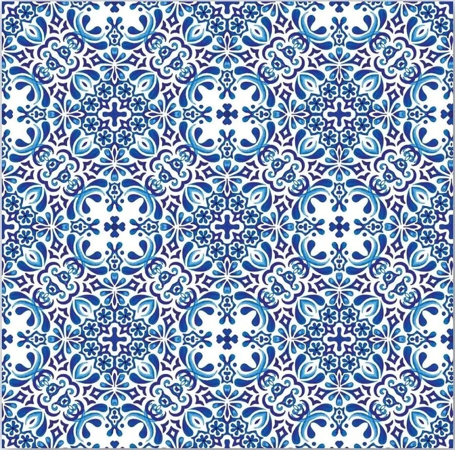 Michel Design Works MDW Indigo Seas Cocktail Napkin