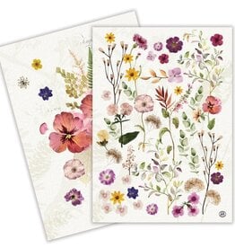 Michel Design Works MDW Pressed Flowers Kitchen Towel Set of 2