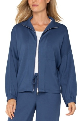 Liverpool Los Angeles cloudwear zip up funnel neck jacket