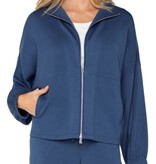 Liverpool Los Angeles cloudwear zip up funnel neck jacket