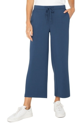 Liverpool Los Angeles cloudwear pull on wide leg crop trouser