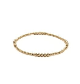 Erin Gray The Hamptons 2x3 14k Gold-Filled Beaded Bracelet