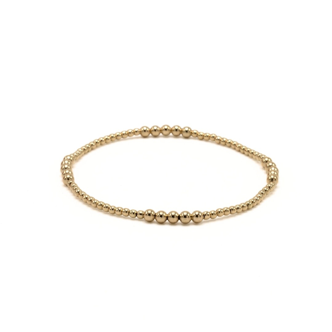 Erin Gray The Hamptons 2x3 14k Gold-Filled Beaded Bracelet