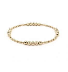 Erin Gray The Hamptons 2x4 14k Gold-Filled Beaded Bracelet