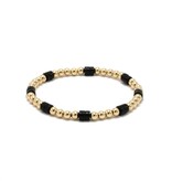 Erin Gray The Heishi Black Stone & 14k Gold-Filled Waterproof Bracelet