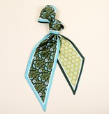 FLEURISH Twirl & Tie Scarf Accessory-Everbloom Forest Green