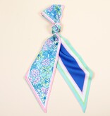 FLEURISH Twirl & Tie Scarf Accessory-Coastal Cove