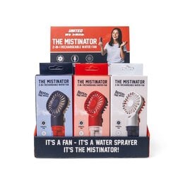 DM Merchandising United We Swag 2-in-1 Rechargeable Misting Fan