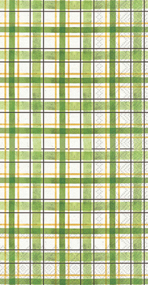 Boston International Paper Guest Towels 16 Ct Lucky Cuties Plaid
