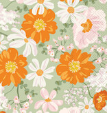 Boston International Paper Guest Towels 16 ct Bouquet Beauty Sage