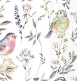 Boston International Paper Guest Towels 16 ct Softly Faded Birds