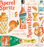 Boston International Paper Cocktail Napkins Pack of 20 Aperol Spritz