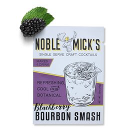 Noble Mick's Blackberry Bourbon Smash Single Serve Craft Cocktail