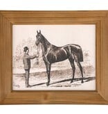 Primitives by Kathy PBK Horse Sketch Framed Wall Art